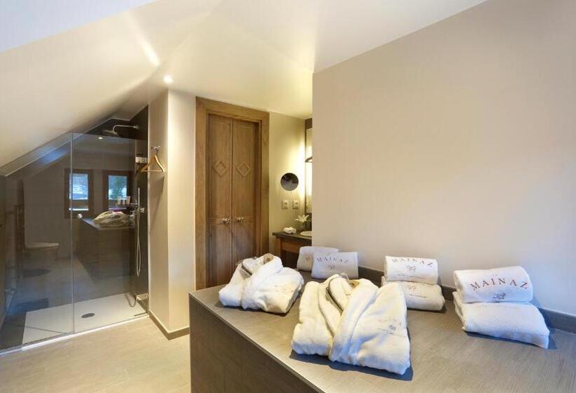 Люкс Кровать Кинг, Chalet Hôtel La Mainaz Restaurant & Resort
