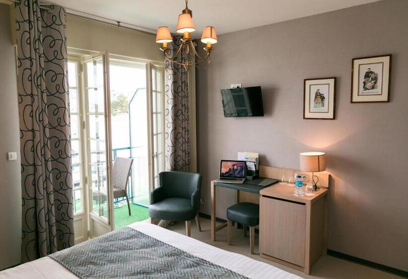 Номер Комфорт Вид на Море, Logis Hôtel Restaurant Le Goyen