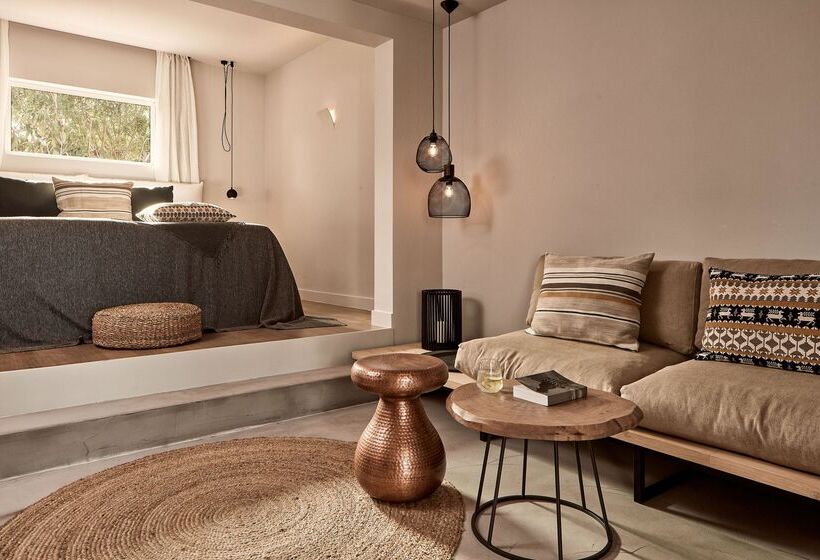 Superior bungalow with sea view, Minos Beach Art Hotel, A Member Of Design Hotels