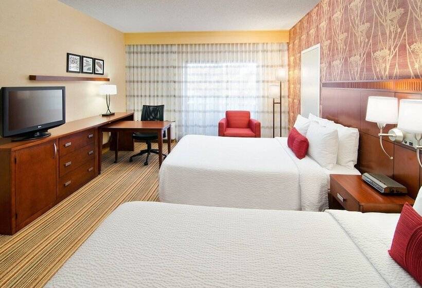 חדר סטנדרט שתי מיטות זוגיות, Courtyard By Marriott Albuquerque Airport
