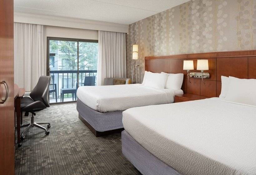 Standaardkamer met 2 Tweepersoonsbedden, Courtyard Chicago Wood Dale/itasca