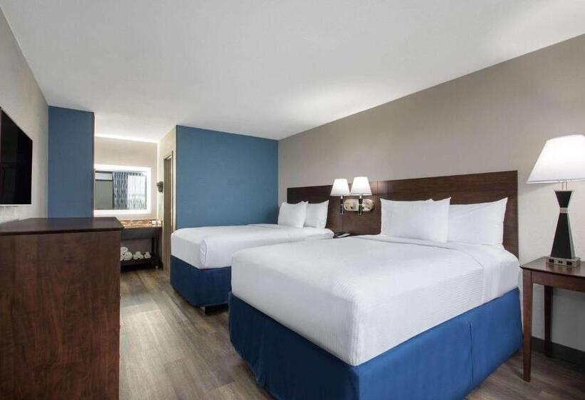 带2个双人床的标准工作室, Days Inn By Wyndham Orlando Conv. Center/international Dr