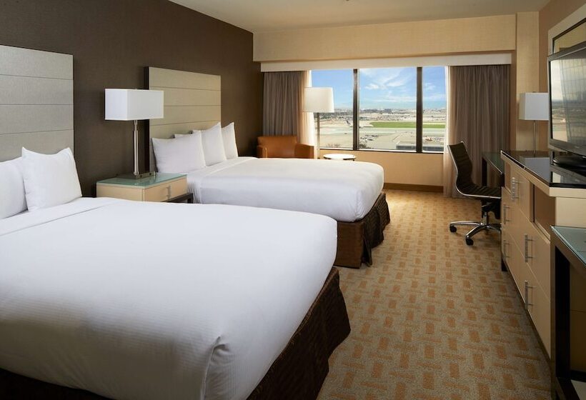 اتاق استاندارد با 2 تخت دوبل, Hilton Los Angeles Airport
