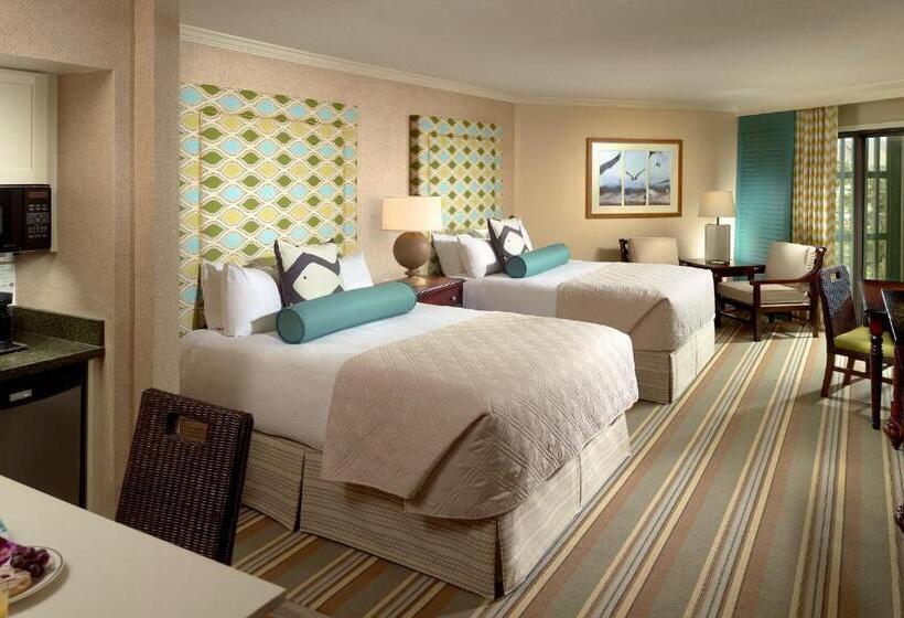 Részlegesen Tengerre Néző Standard Stúdió szoba, Omni Hilton Head Oceanfront Resort