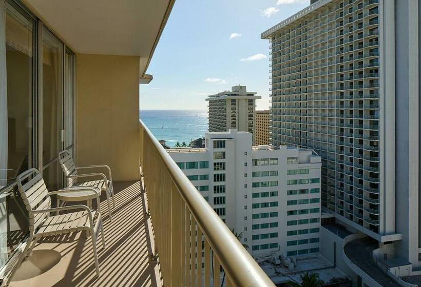 Люкс Боковой Вид на Море, Outrigger Waikiki Paradise