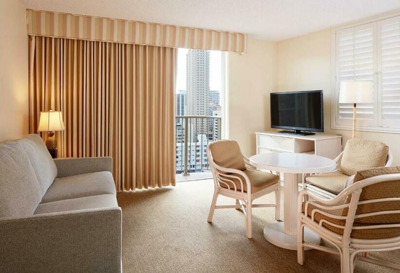 Люкс 2 Спальни, Outrigger Waikiki Paradise