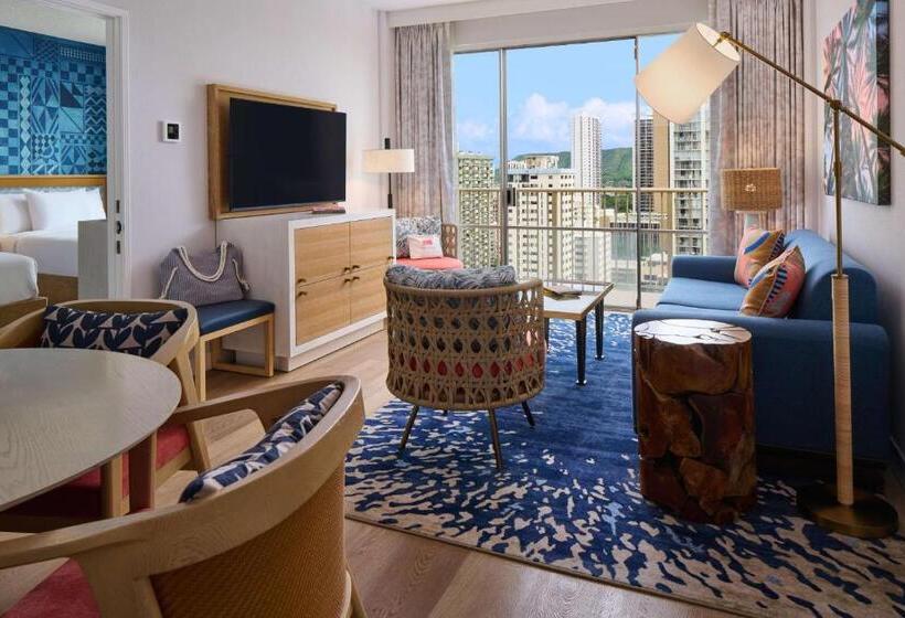 Люкс Боковой Вид на Море, Outrigger Waikiki Paradise