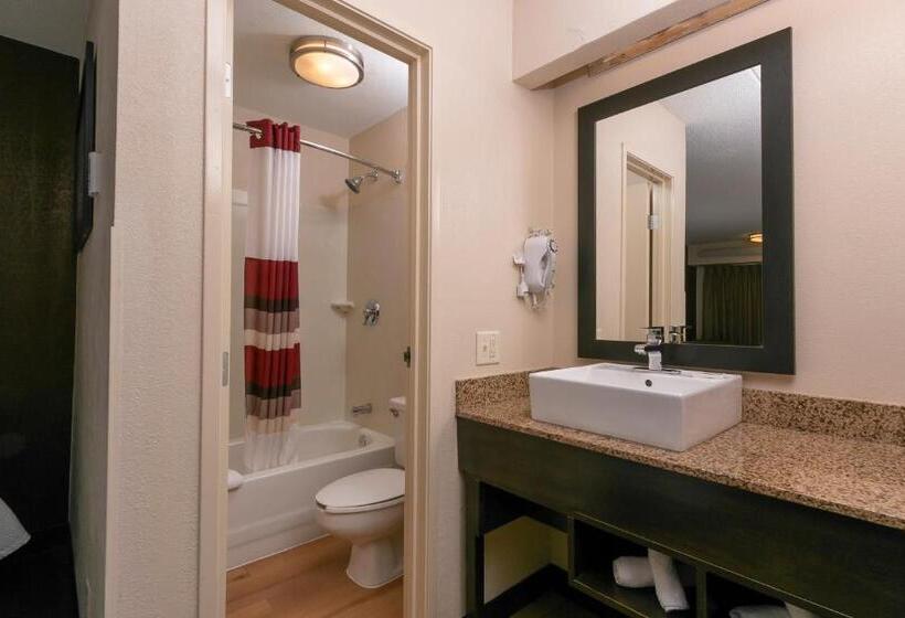 디럭스 룸 킹사이즈 침대, Red Roof Inn Plus+ Columbus Ohio State University Osu