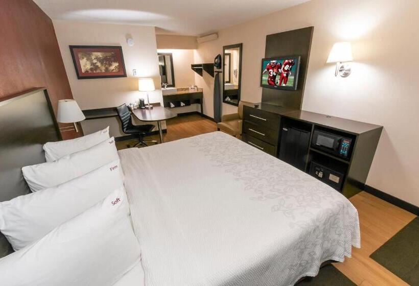 디럭스 룸 킹사이즈 침대, Red Roof Inn Plus+ Columbus Ohio State University Osu