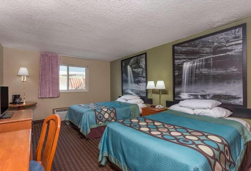 Номер Стандарт 2 Двуспальные Кровати, Super 8 By Wyndham Mendota Near I 39