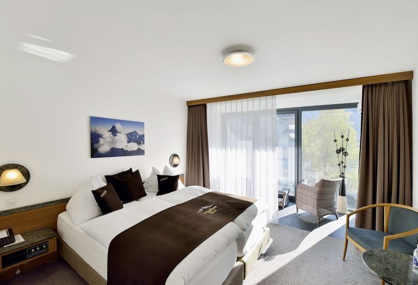 带观景的标准间, Seehotel Pilatus