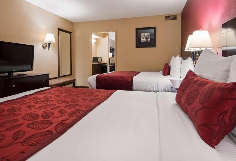 带2个双人床的标准工作室, Best Western Of Alexandria Inn & Suites & Conference Center