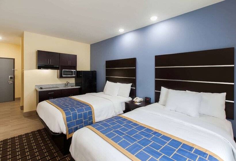 ２ダブルベッドのスタンダードルーム, Days Inn By Wyndham Baton Rouge Airport