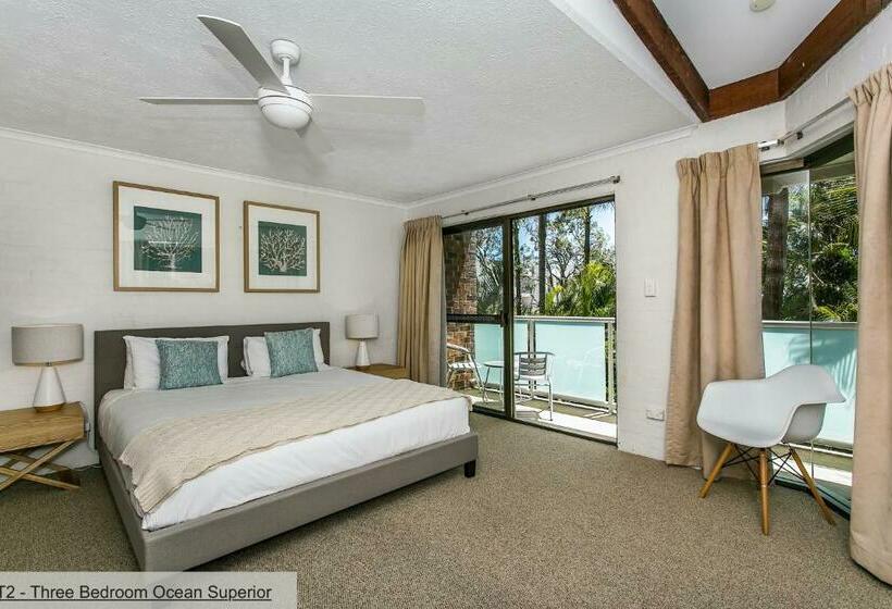 ３ベッドルームのデラックスアパートメント, The Terraces Main Beach