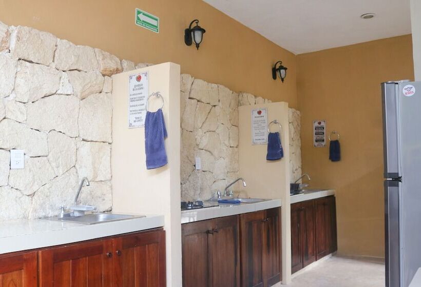 共用房间的床, Hostal Tunich Naj &