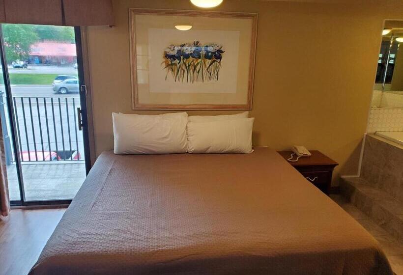 带大床的套房, Colonial House Motel