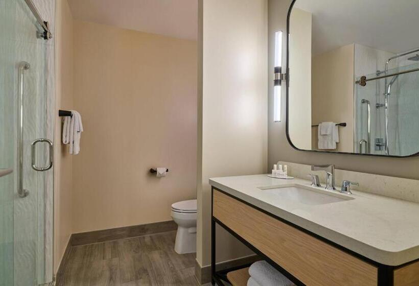 מיטת קינג בסוויטה, Courtyard By Marriott Denver Downtown