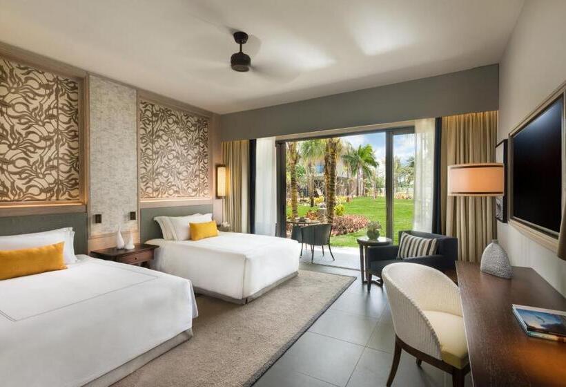 اتاق لوکس با چشم‌انداز باغ, Anantara Iko Mauritius Resort & Villas