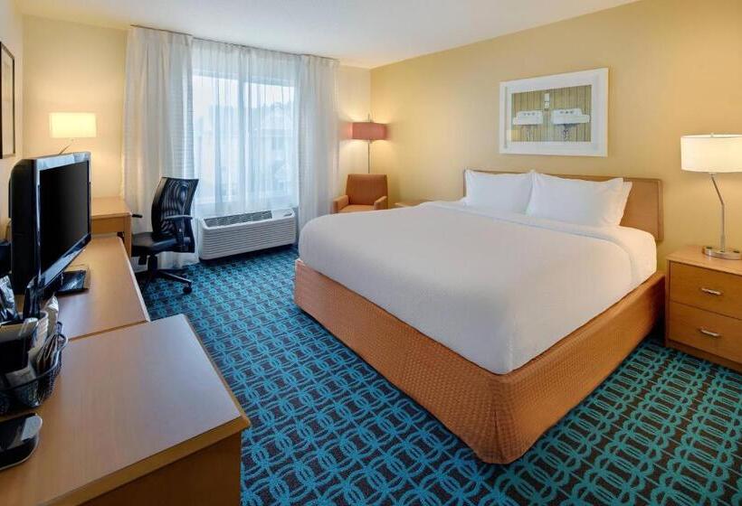 Standaardkamer met Kingsize Bed, Fairfield Inn & Suites Indianapolis Airport