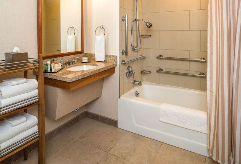 Quarto Deluxe Adaptado para Incapacitados, Hilton Seattle Airport & Conference Center