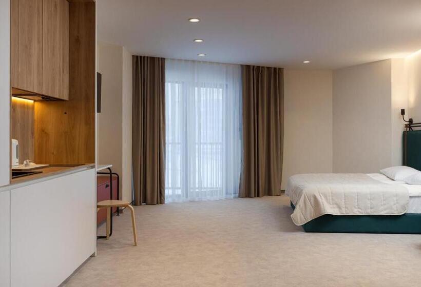 침실 1개 디럭스 아파트, Hvoya Apart Hotel & Spa
