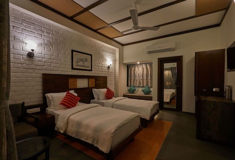 اتاق لوکس, Blackbuck Safari Lodge Velavadar