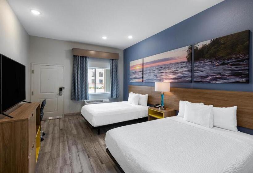 Chambre Standard Adaptée aux Personnes à Mobilité Réduite, Days Inn & Suites By Wyndham Downtown/university Of Houston