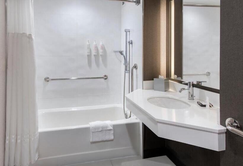 キングサイズベッド、ビュー付きデラックスルーム, New York Marriott At The Brooklyn Bridge