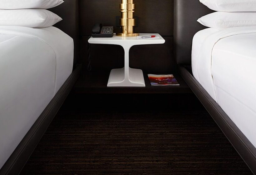 ２ダブルベッドのスタンダードルーム, New York Marriott At The Brooklyn Bridge
