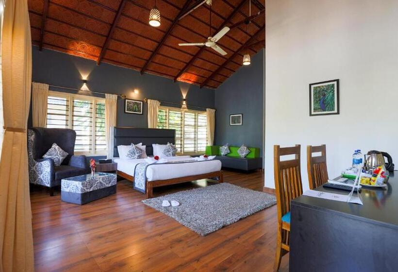 חדר סטנדרט עם מיטת קינג, The Blossom Resort, Chikmagalur