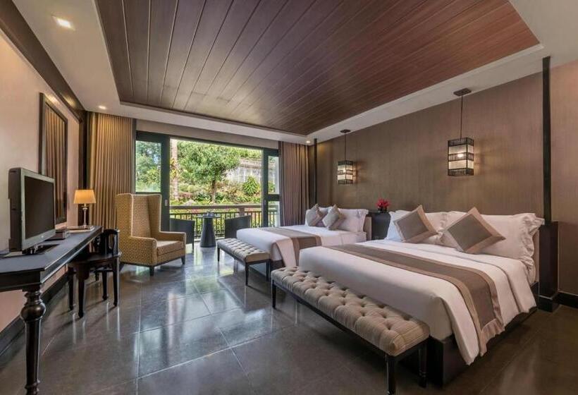 Четырехместный Номер Стандарт с Балконом, Hillcreek Gardens Tagaytay