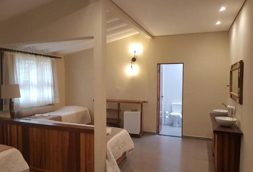 デラックスの４人部屋, Gamboa Eco Refugio Pousada