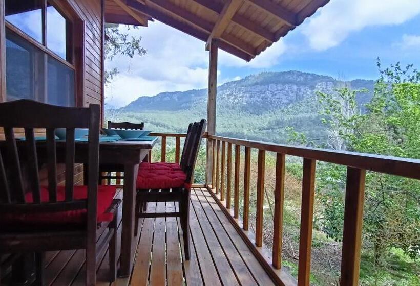 Четырехместный Номер Стандарт с Балконом, Lycia Nature House