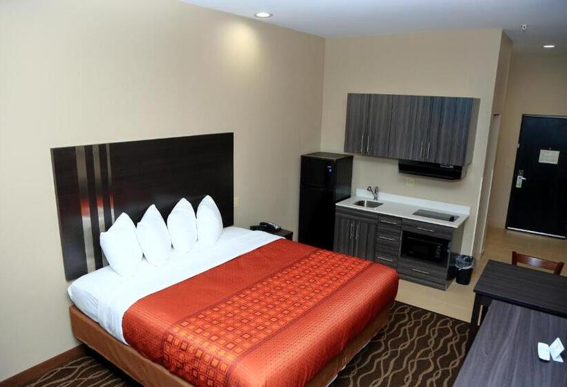 스탠다드 룸 킹사이즈 침대, Americas Best Value Inn & Suites Prairieville