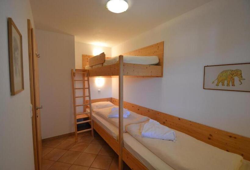 Апартаменты 2 спальни Вид на Сад, Appartement Hotel Sonneck