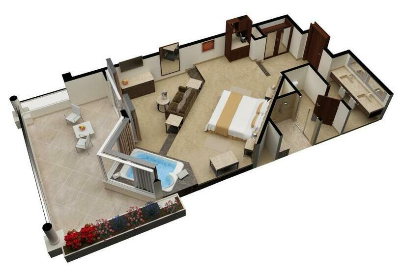 סוויטת ג'וניור סופריור, Moon Palace Cancun  All Inclusive