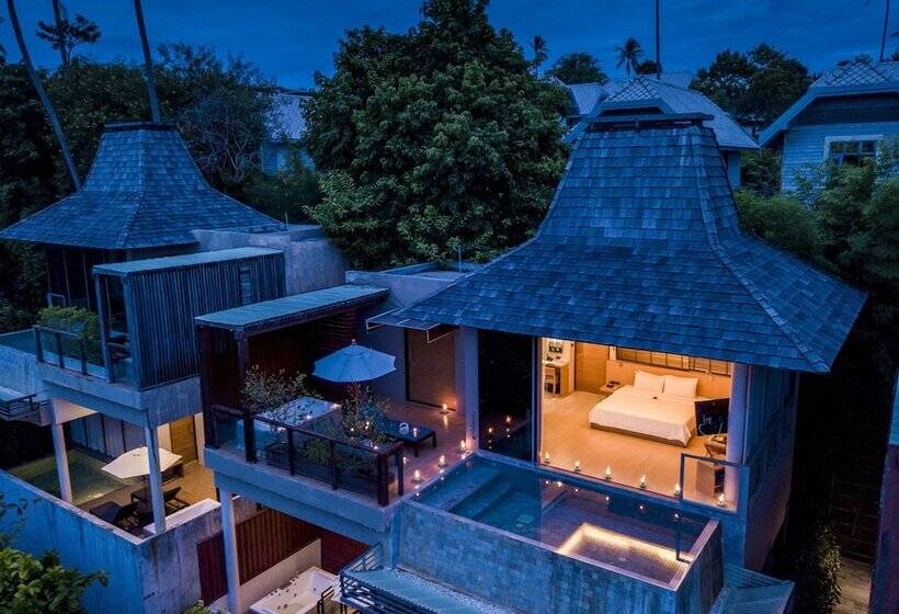 Вилла Deluxe 1 Спальня Вид на Море, Baan Haad Ngam Boutique Resort