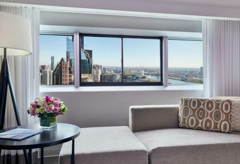 适合残疾人士使用的带超级大床的标准间, Millennium Hilton New York One Un Plaza