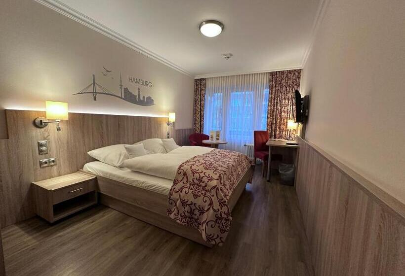 标准间带阳台, Apartment Hotel Hamburg Mitte