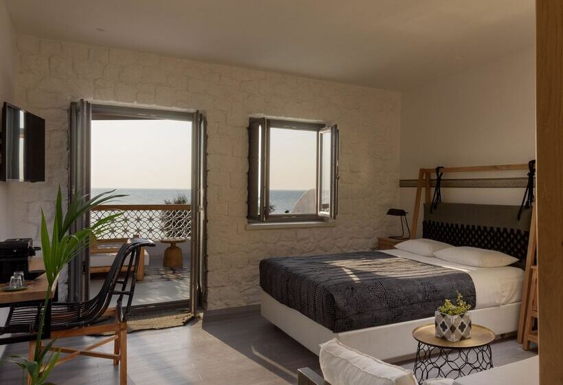 디럭스 룸 바다 전망, Afroditi Venus Beach Resort