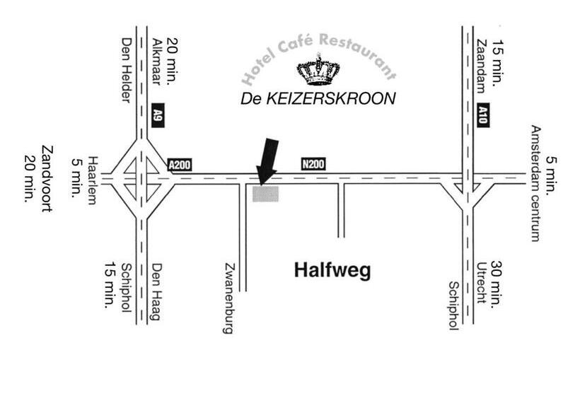 Номер Комфорт Индивидуальный, De Keizerskroon Amsterdam Schiphol Halfweg