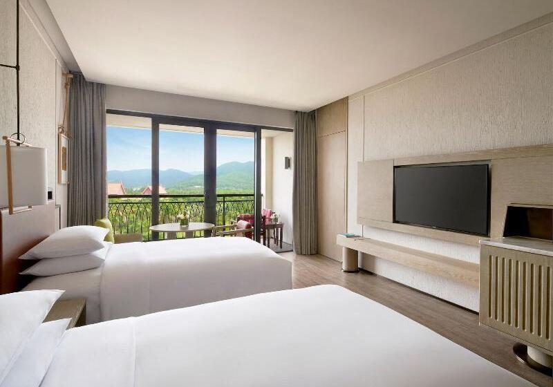 디럭스 룸 가든 전망, Sanya Marriott Yalong Bay Resort & Spa