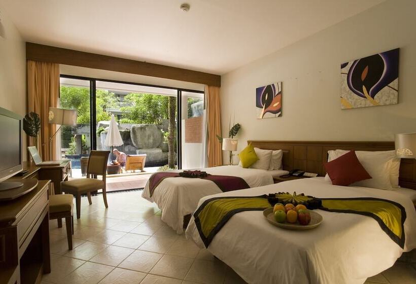 풀장 전망 디럭스 룸, Sunset Beach Resort   Sha Extra Plus