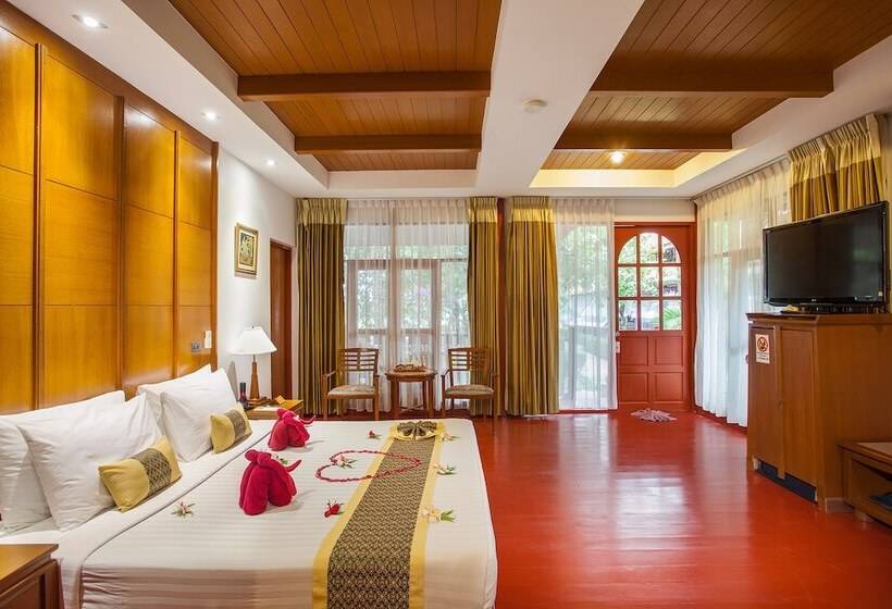 디럭스 방갈로, Pp Erawan Palms Resort  Sha Extra Plus