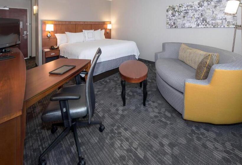 带大床的标准间, Courtyard Bymarriott Albany