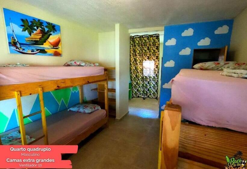 تختخواب در اتاق مشترک, Back To The Beach Hostel   Pipa