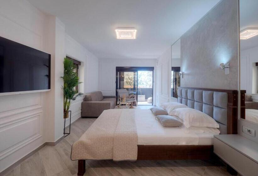 اتاق استاندارد با تراس, Misisuone Apartments Budva