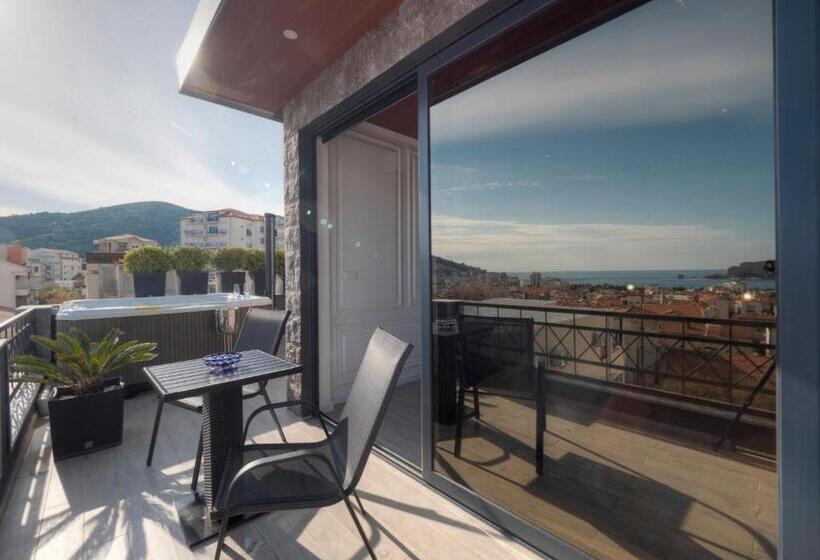 آپارتمان 1 خوابه با چشم‌انداز دریا, Misisuone Apartments Budva