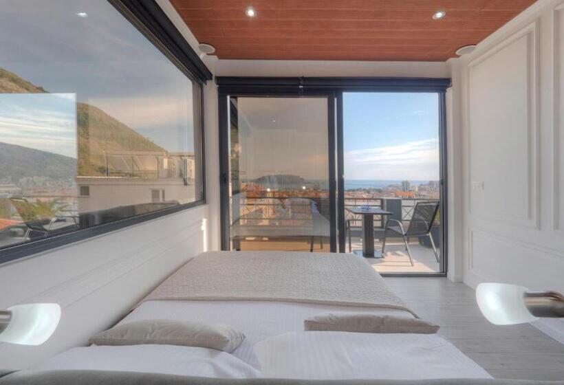 آپارتمان 1 خوابه با چشم‌انداز دریا, Misisuone Apartments Budva