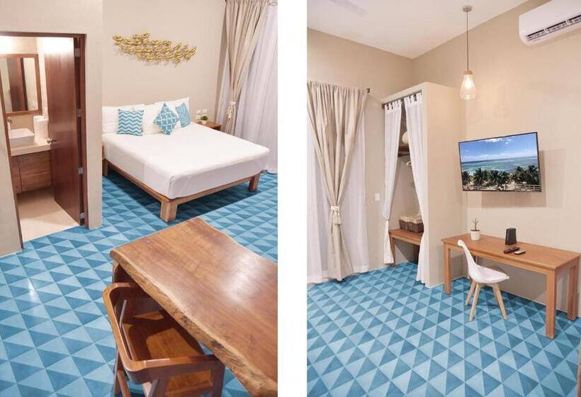 キングサイズベッドのスイートルーム, Noah Beach Hotel & Suites